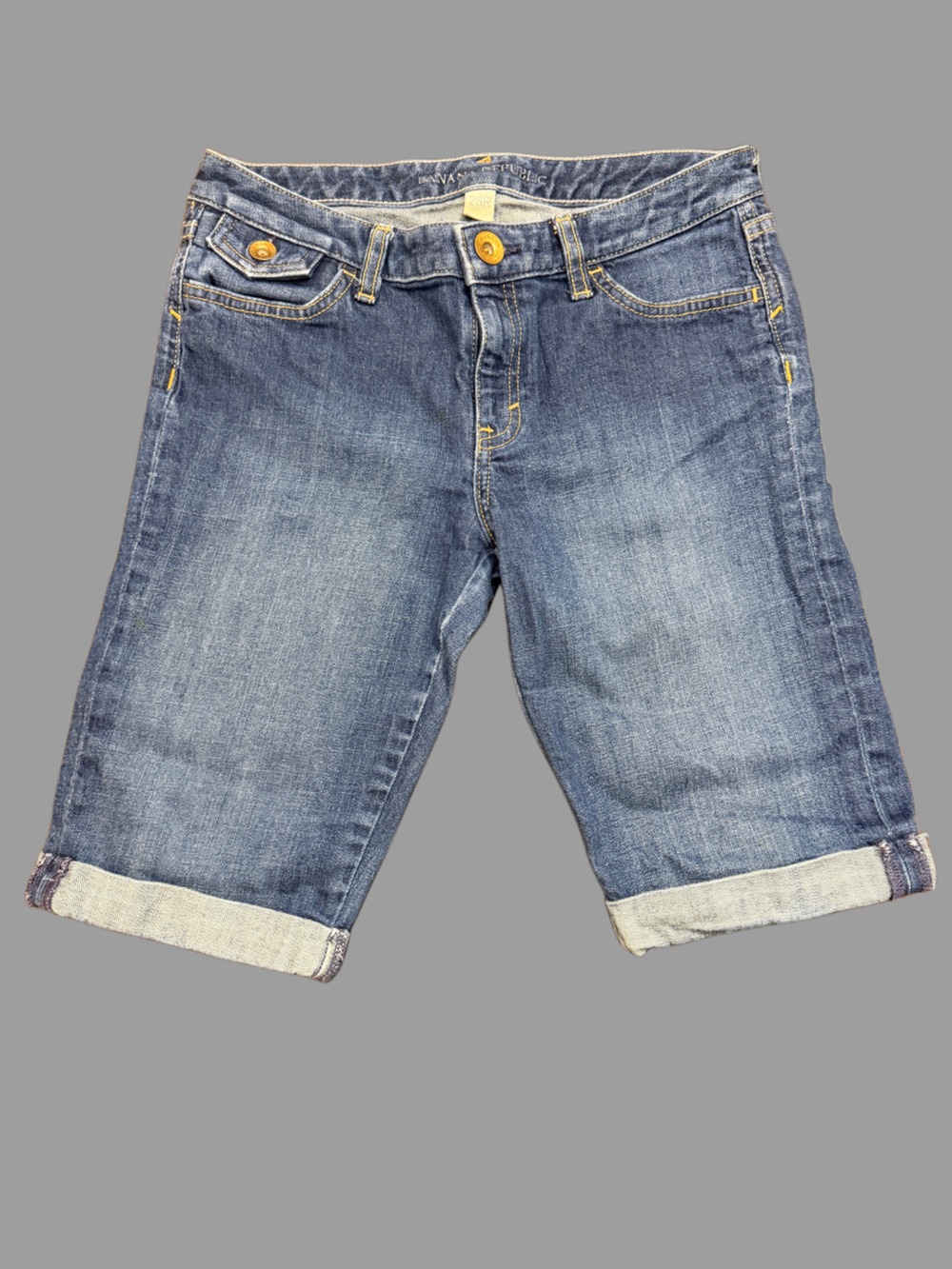 Banana Republic Women's Light Wash Denim Boyfriend Shorts
